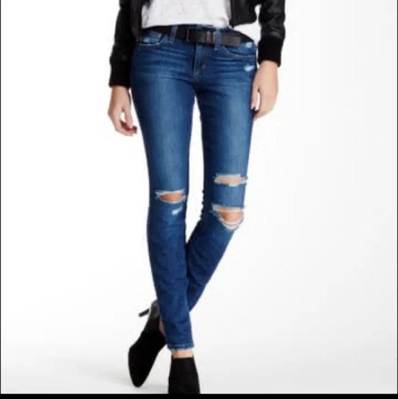 Joe's Jeans Distressed Skinny Jean in Vidika - Picture 1 of 7